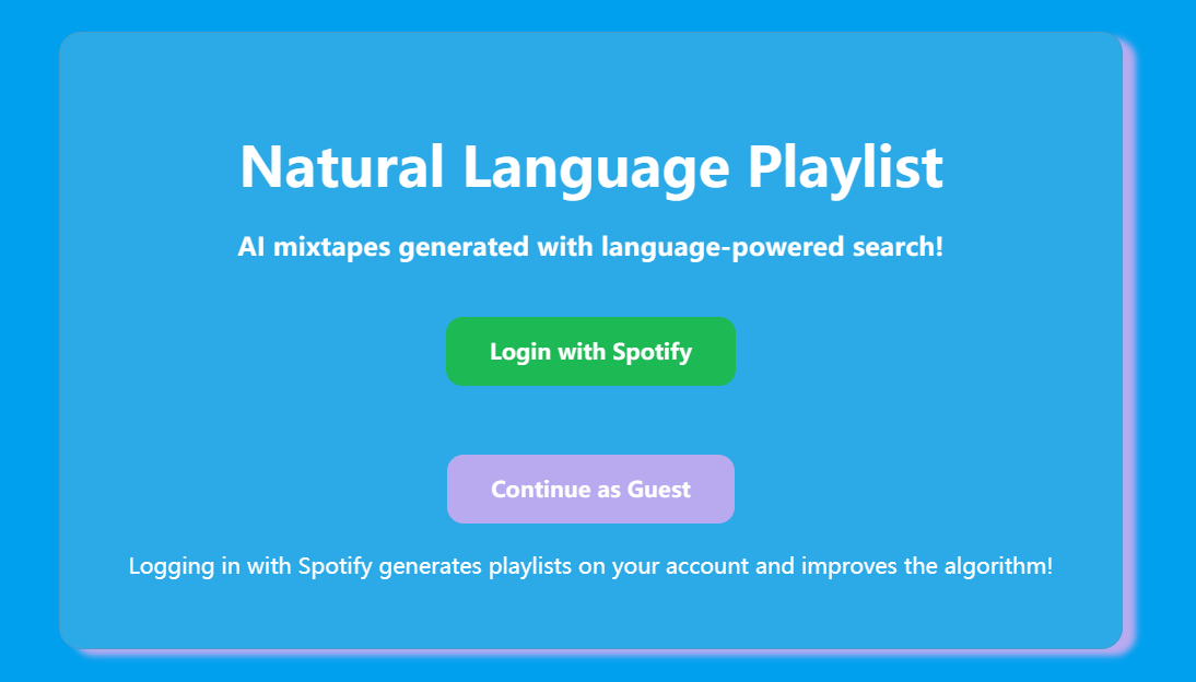 Natural Language Playlist插图