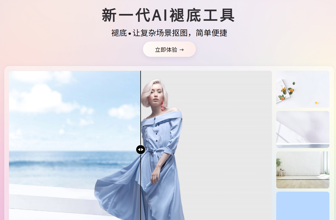 新一代AI褪底工具插图