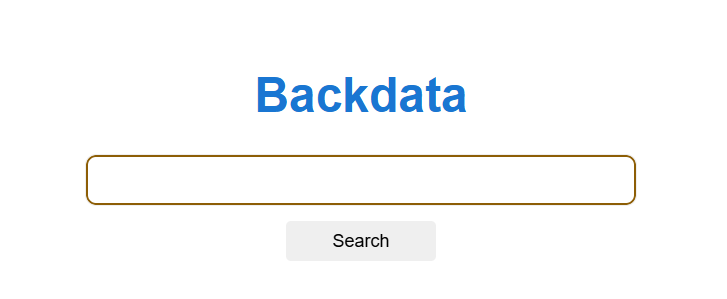 Backdata Search Engine插图
