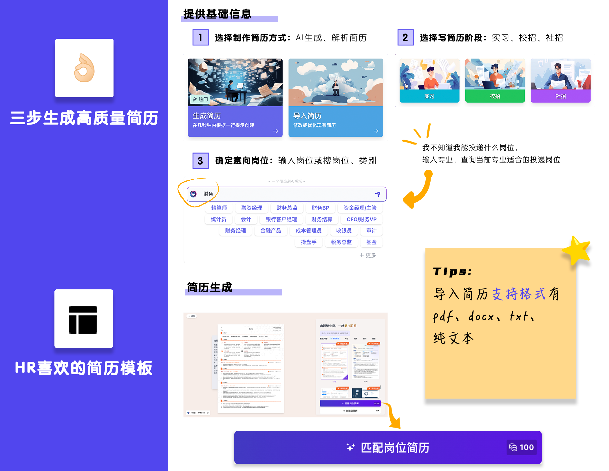 速创猫Ai简历插图