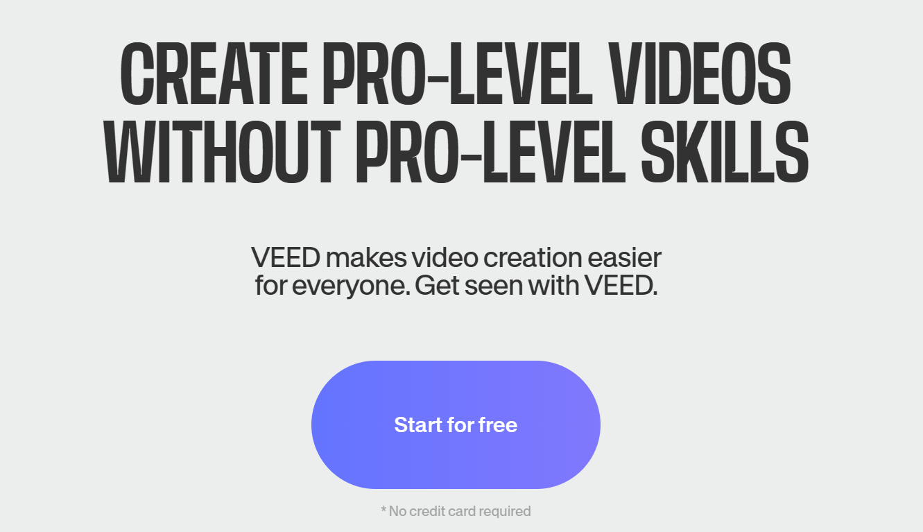 Veed Video Background Remover插图