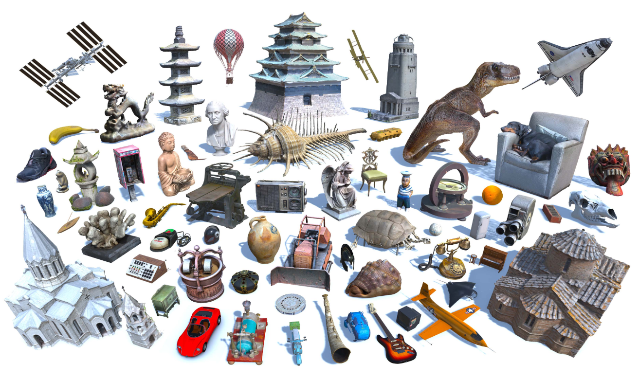 Objaverse-3D物体数据集插图