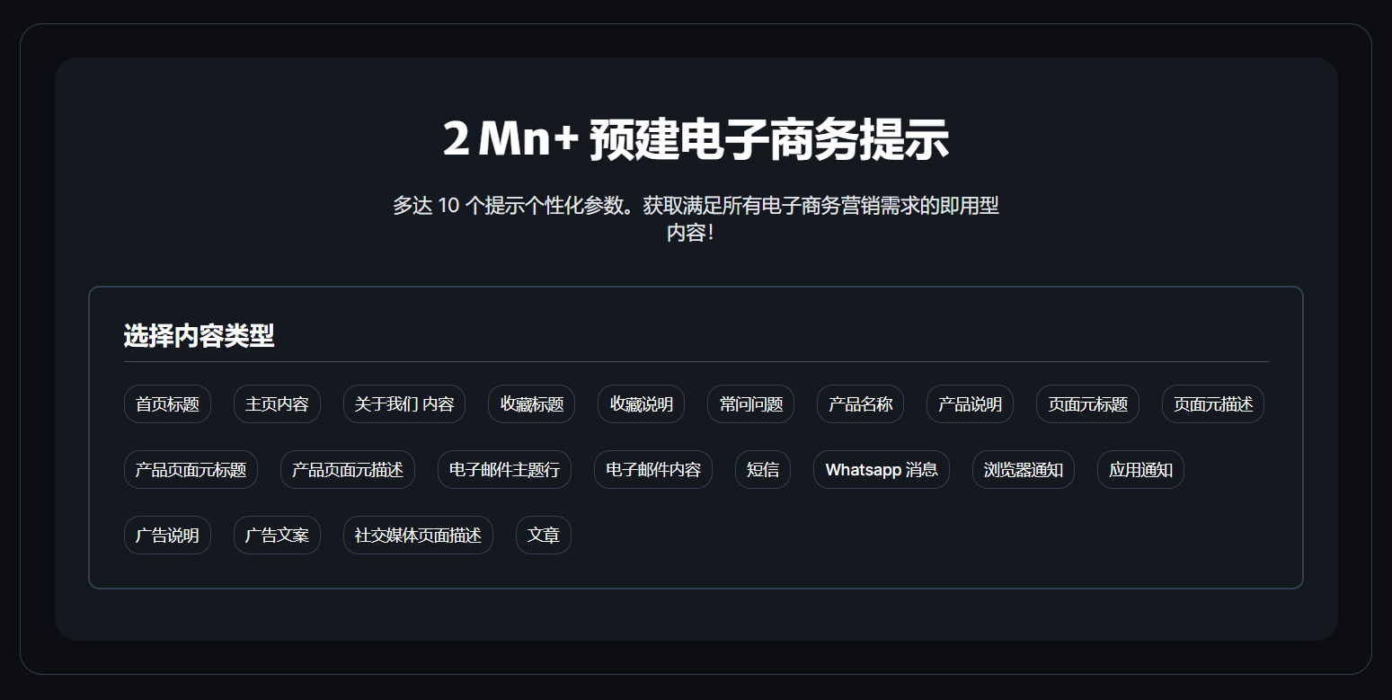 eCommerce ChatGPT Prompts插图1