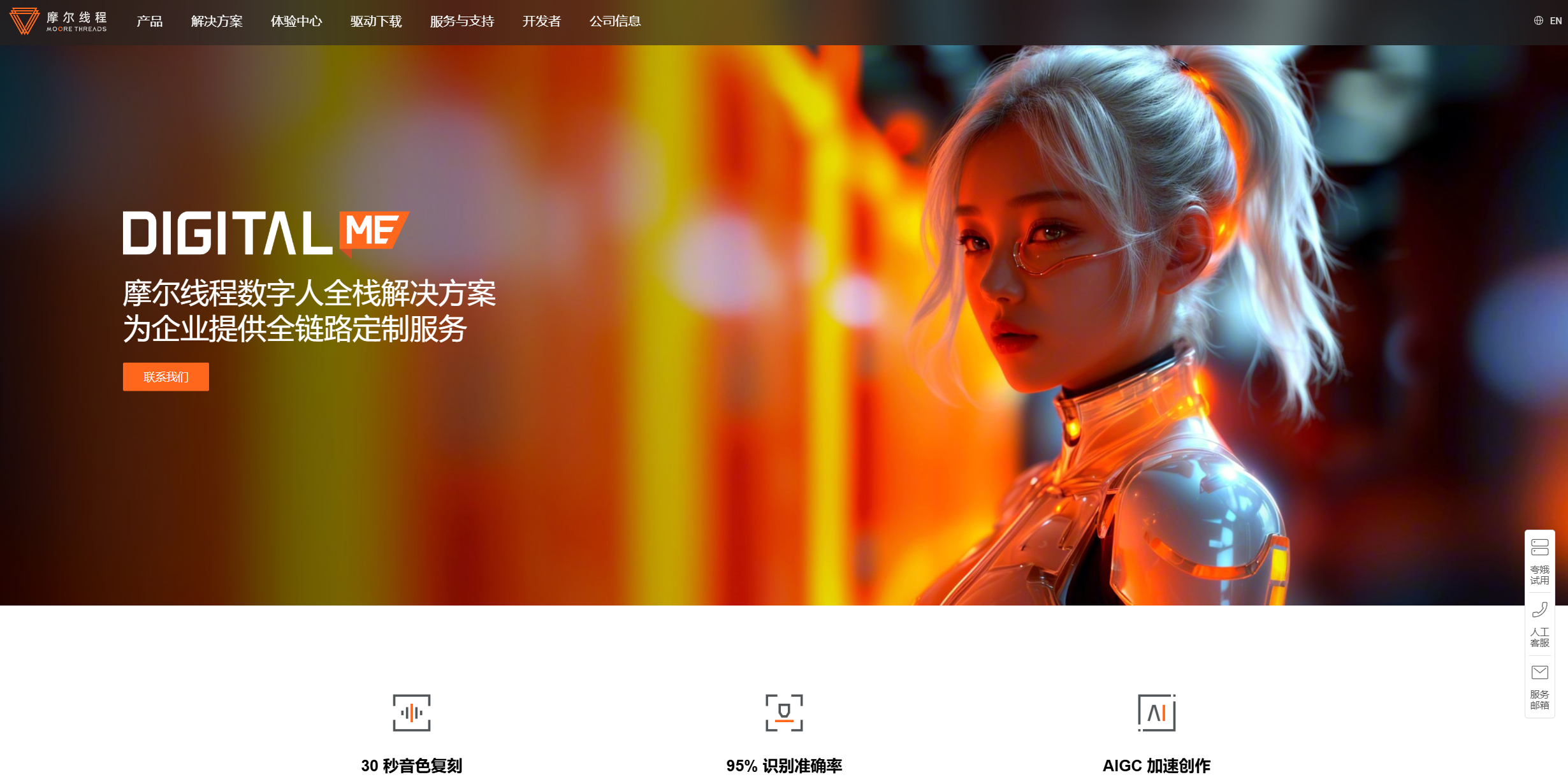摩尔线程数字人插图